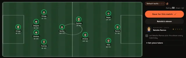 Prepare every match